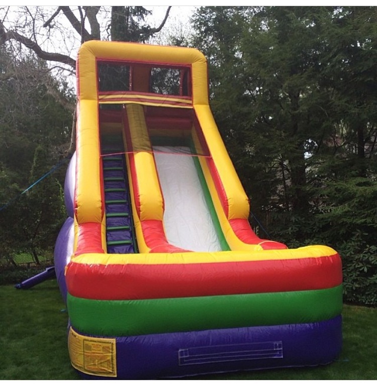 Giant Rainbow Slide rental concept