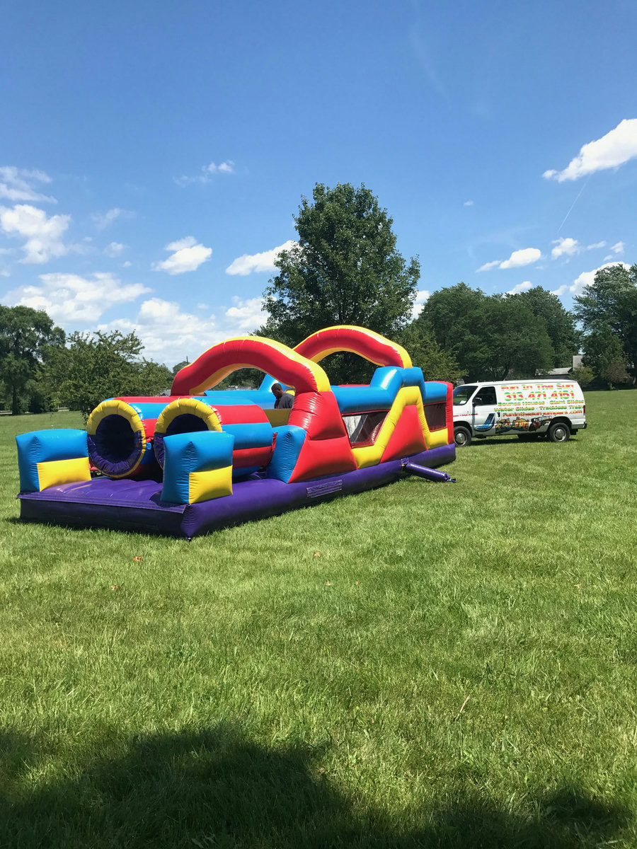 Multi-Color Obstacle Course rental concept
