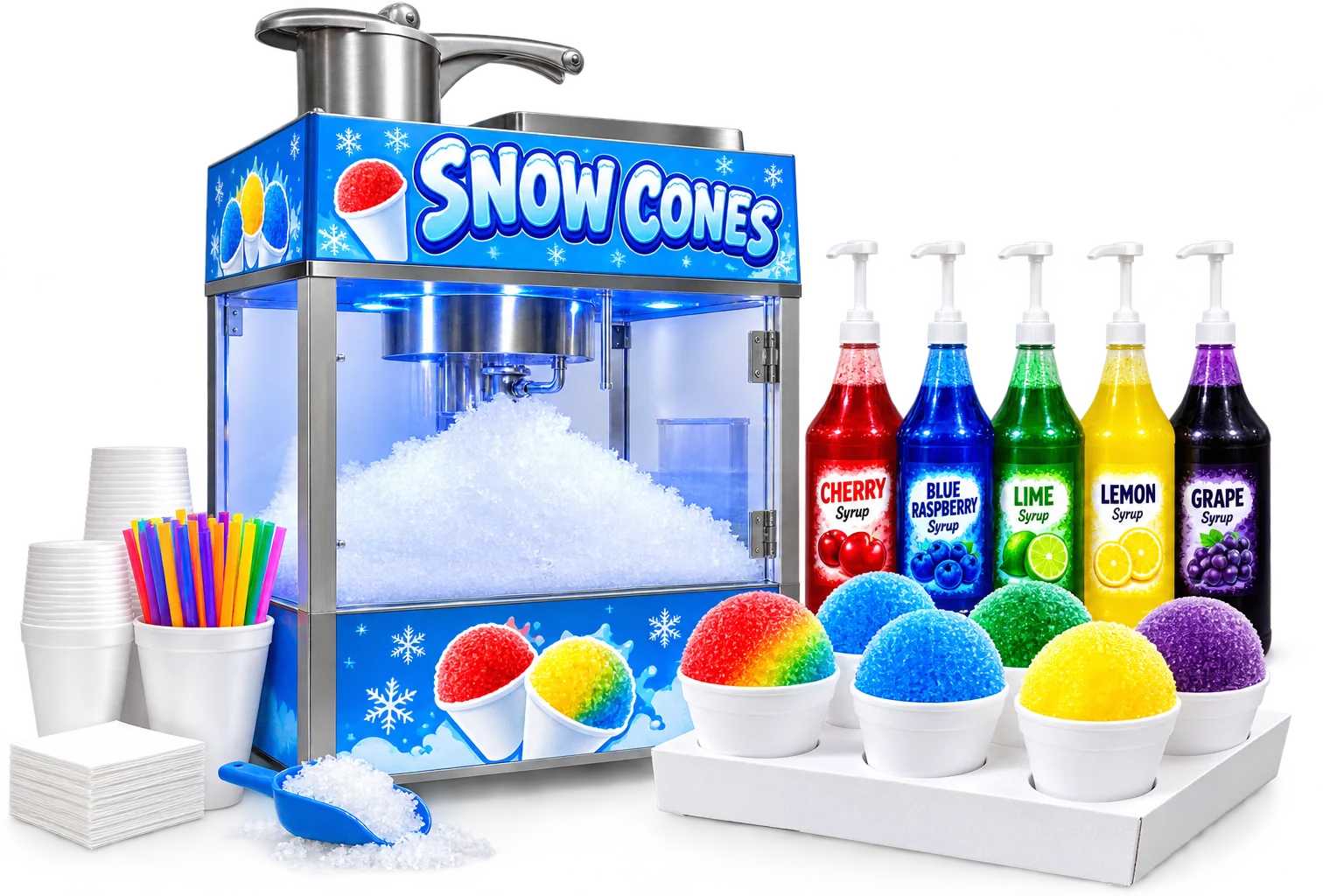 Snow Cone Machine rental concept